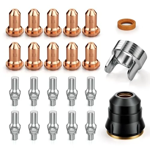 ARCCAPTAIN 23Pcs IPT60 Plasma Cutter Torch Consumables, .045" image 2