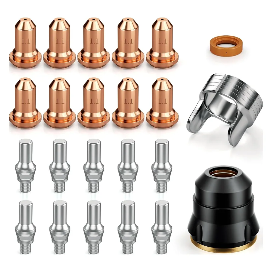 ARCCAPTAIN 23Pcs IPT60 Plasma Cutter Torch Consumables, .045"