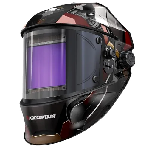 ARCCAPTAIN Welding Helmet, 3.94"×3.66" Auto Darkening Welding Hood image 3