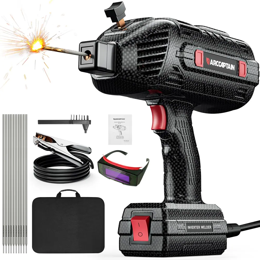 ARCCAPTAIN 120A Handheld Welder, 110V Portable Welding Machine with Goggles image 2