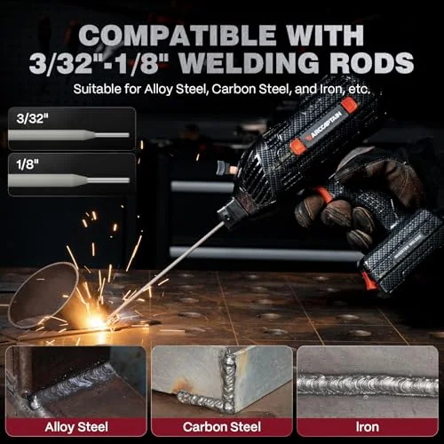 ARCCAPTAIN 120A Handheld Welder, 110V Portable Welding Machine with Goggles image 6