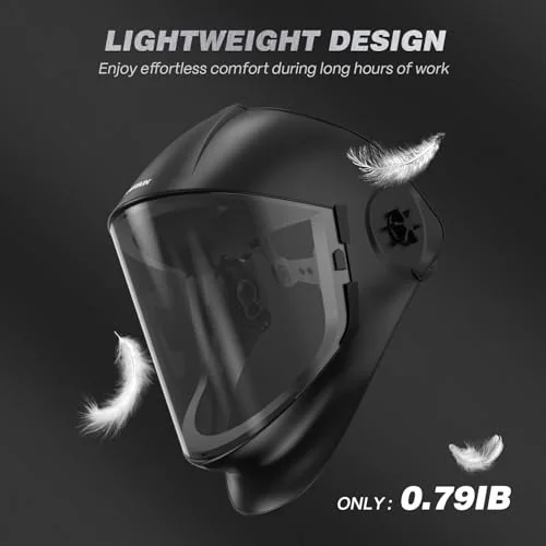 ARCCAPTAIN Anti-Fog Panoramic Full Face Shield, Clear Polycarbonate image 4