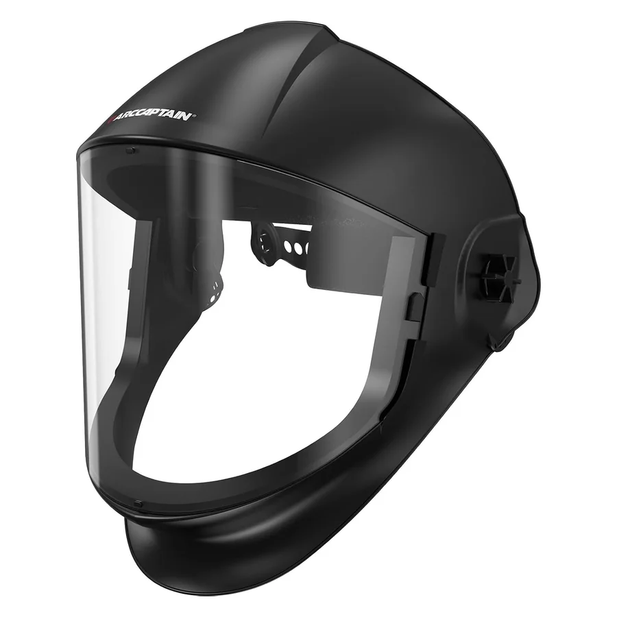 ARCCAPTAIN Anti-Fog Panoramic Full Face Shield, Clear Polycarbonate