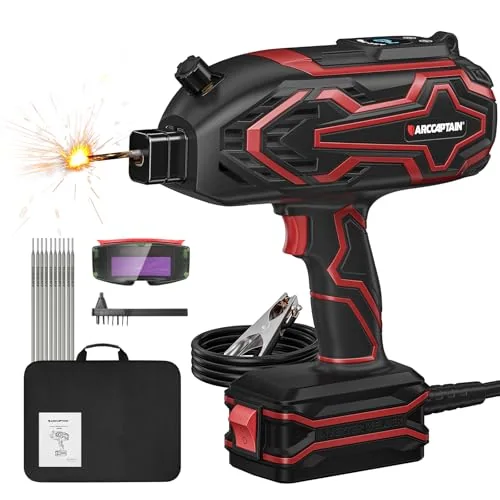 ARCCAPTAIN 140A Handheld Welder, LED Display Portable Welding Machine 110V image 3