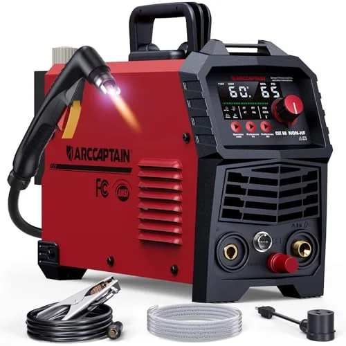 ARCCAPTAIN 60A Non-HF Plasma Cutter Machine, Blowback Pilot Arc, 110V/220V image 2