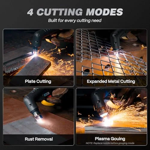 ARCCAPTAIN 60A Non-HF Plasma Cutter Machine, Blowback Pilot Arc, 110V/220V image 4