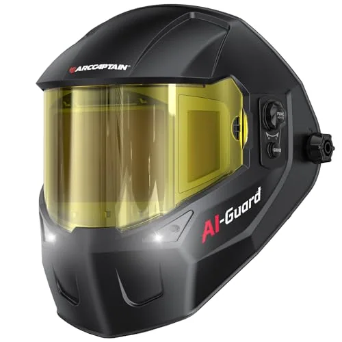 ARCCAPTAIN Intelligent Auto-Darkening Welding Helmet, 180° True Color Hood image 2