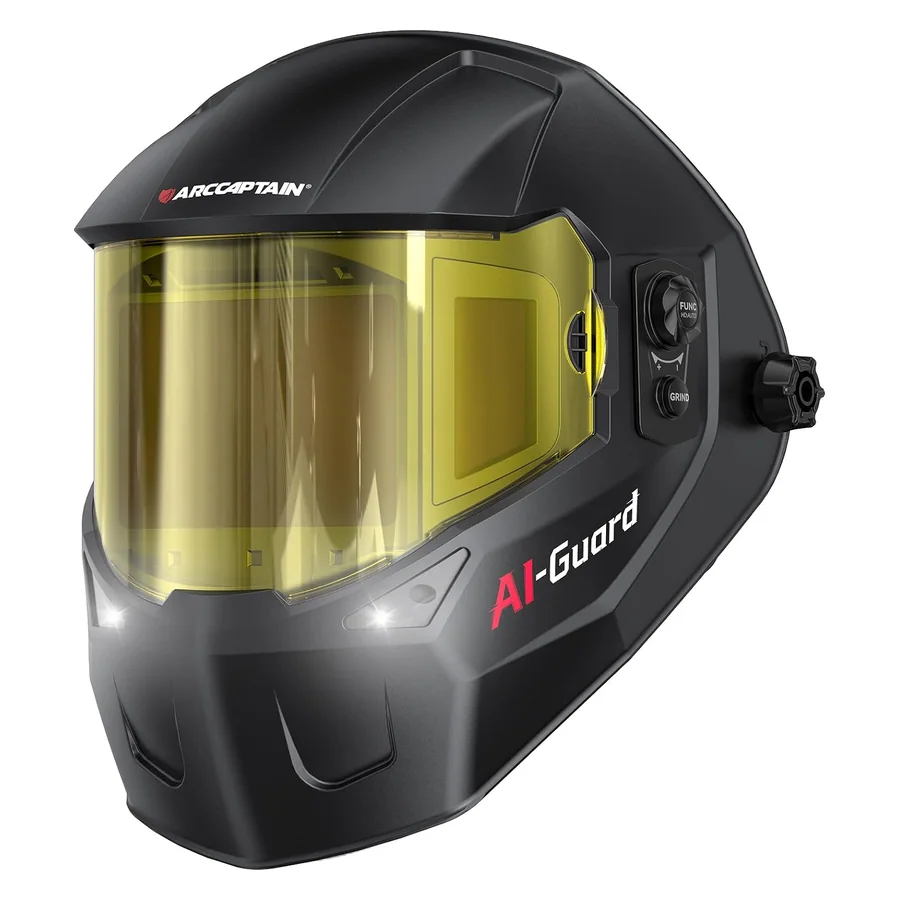ARCCAPTAIN Intelligent Auto-Darkening Welding Helmet, 180° True Color Hood