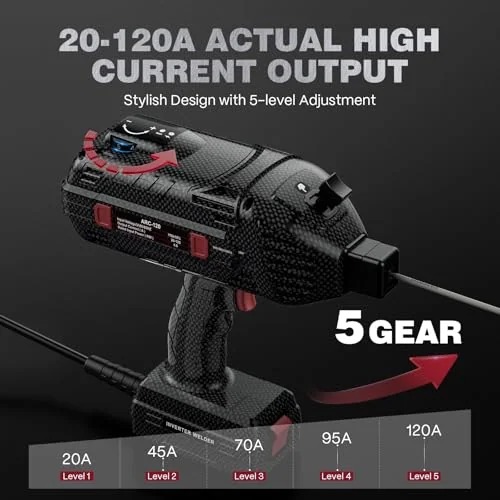 ARCCAPTAIN 120A Handheld Welder, 110V Portable Welding Machine image 5