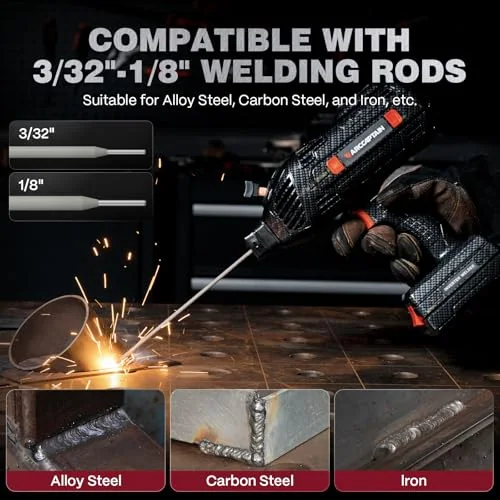 ARCCAPTAIN 120A Handheld Welder, 110V Portable Welding Machine image 6