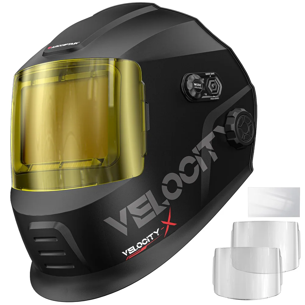 ARCCAPTAIN Intelligent Auto-Darkening Welding Helmet, 4.6" x 3.2" Screen product details