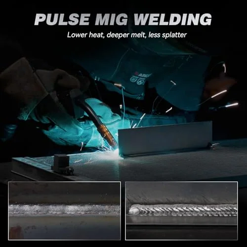 ARCCAPTAIN Pulse MIG Welder 200A Aluminum Welding Machine 110V 220V MIG200P product details