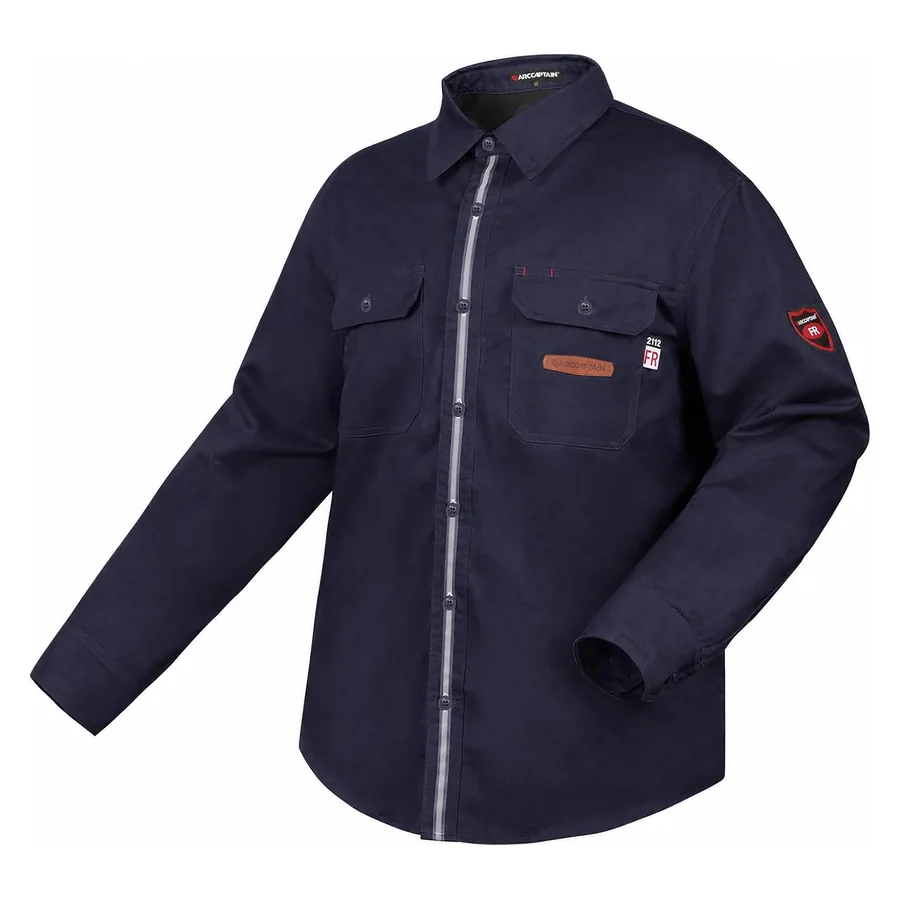 ARCCAPTAIN FR Welding Jackets, 9.5oz 100% Cotton with Vented Back
