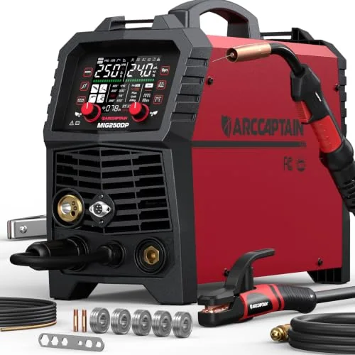 ARCCAPTAIN Double Pulse MIG Welder 250A 8-in-1 Aluminum Welding MIG250DP product details